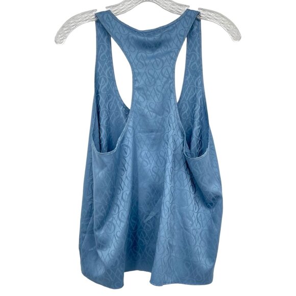 Victoria Secret Satin VS Logo Racerback Sleep Cami Tank NWT Sz M - Picture 3 of 9